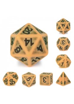 DICE 7-set: Orange Ancient